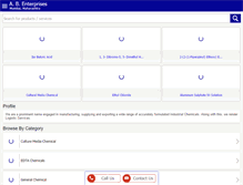 Tablet Screenshot of abenterpriseindia.com